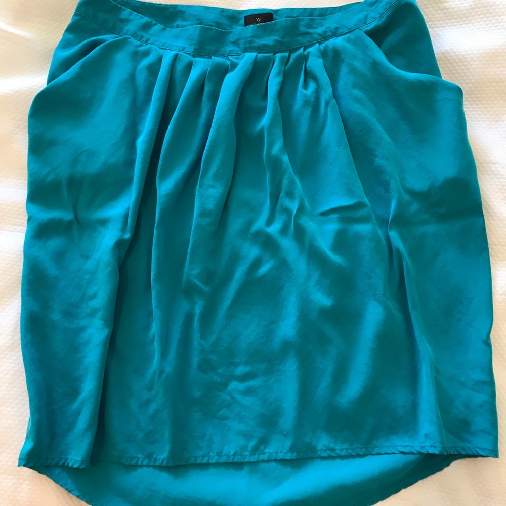 Teal skirt